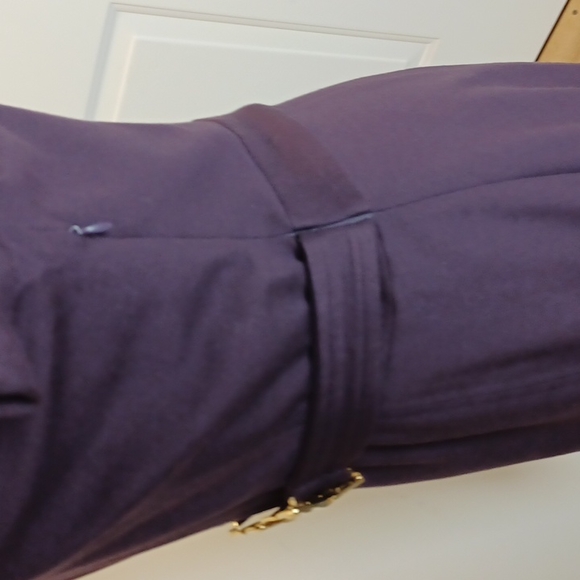 Milly original long SLEEVES SOFT KNIT DRESS SZ: large purple - Picture 7 of 7